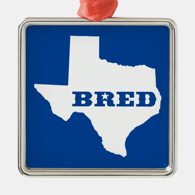 Ornement Métallique Texas Bred (Devant)