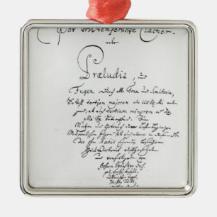 Ornement Métallique Titlepage manuscrit du puits gâché