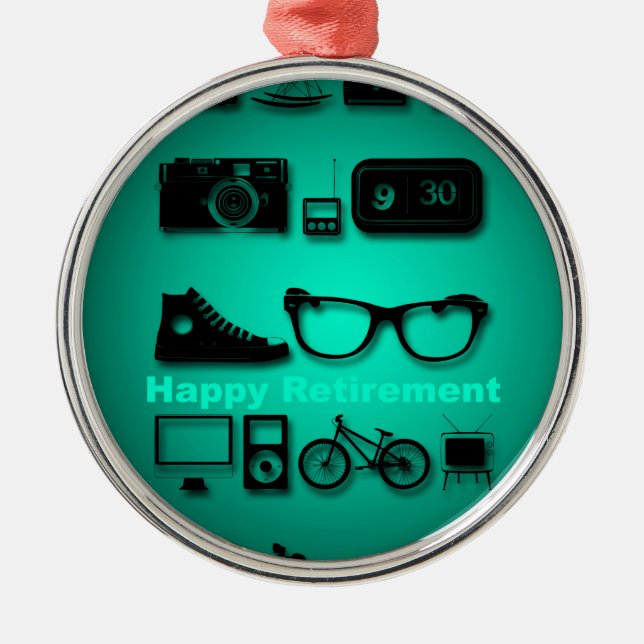 Ornement Métallique Toutes les choses que vous aimez les cadeaux de re (Devant)