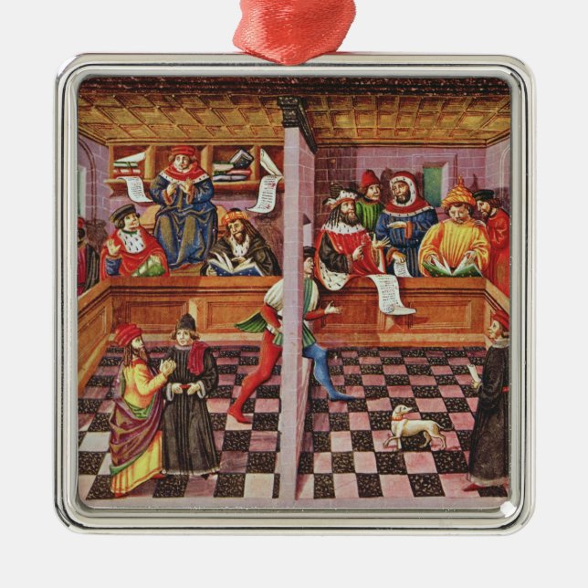 Ornement Métallique Tribunal des scientifiques (Devant)