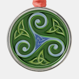 Ornement Métallique Triskelle