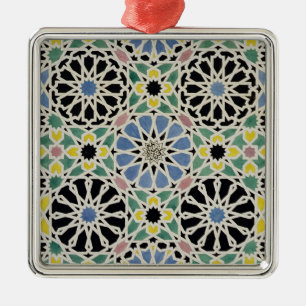 Ornement Métallique Trottoir de mosaïque à Alhambra, 'de l'Arabe