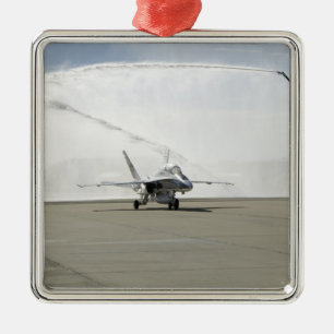 Ornement Métallique Un avion F-18