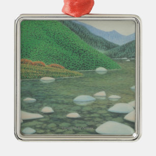 Ornement Métallique Un coin silencieux dans Moutains