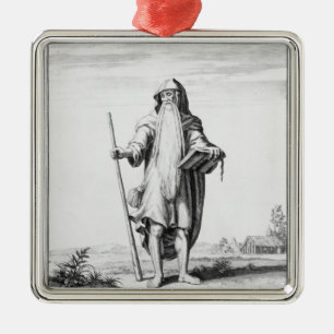 Ornement Métallique Un druide