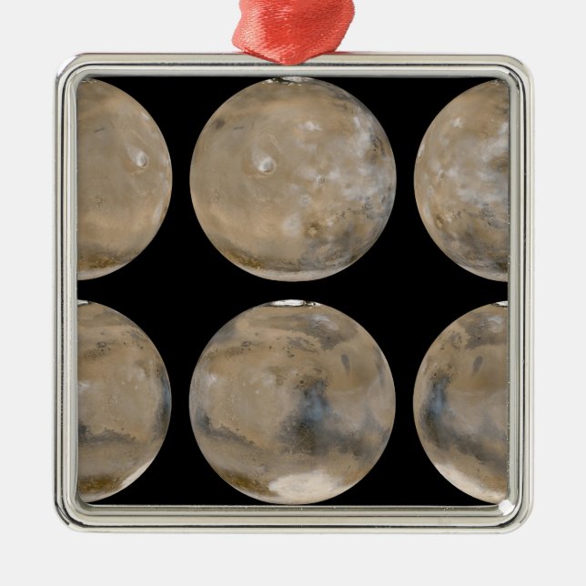 Ornement Métallique Un hiver du centre-nord/sud sur Mars (Devant)