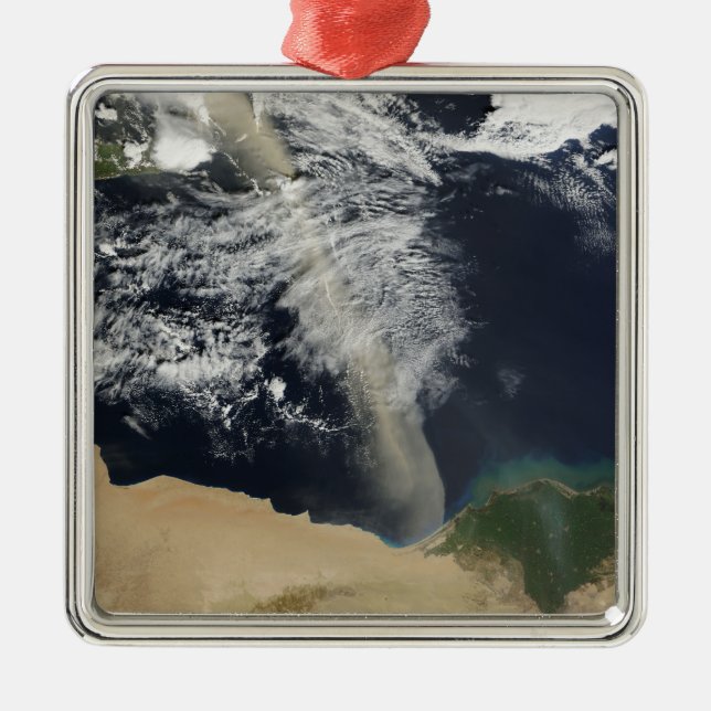 Ornement Métallique Un plume de poussière (Devant)