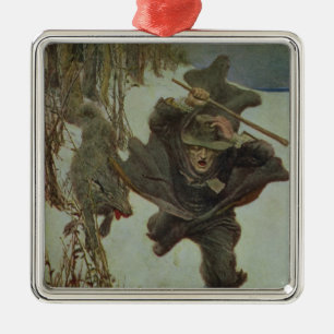 Ornement Métallique Une fois qu'il chassait docteur Wilkinson