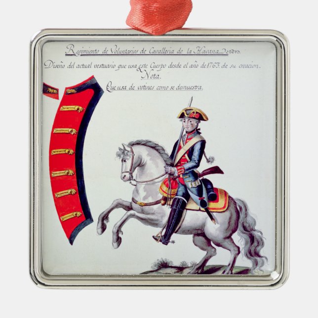 Ornement Métallique Uniforme des volontaires (Devant)