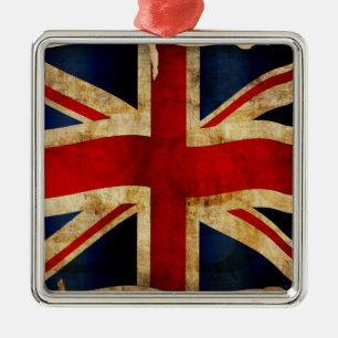 Ornement métallique Union Jack