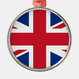 Ornement Métallique Union Jack Royaume-Uni