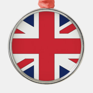 Ornement Métallique Union Jack, Union Drapeau de Grande-Bretagne