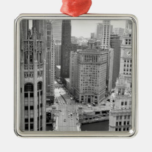 Ornement Métallique USA, IL, Chicago, Loop de l'hôtel