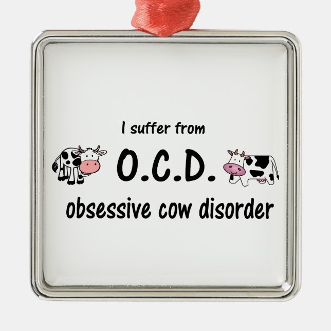 Ornement Métallique Vache OCD (Devant)