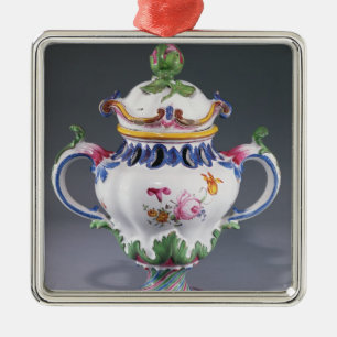 Ornement Métallique Vase à Pot-pourri, fait à Strasbourg, c.1754-60