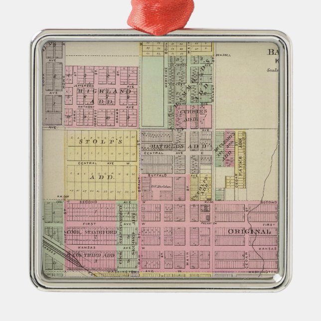 Ornement Métallique Ville de loge de médecine, le Kansas (Devant)