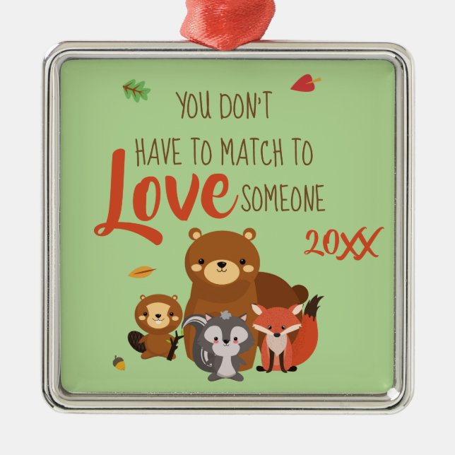 Ornement Métallique Vous n'avez pas besoin de faire correspondre pour  (Devant)