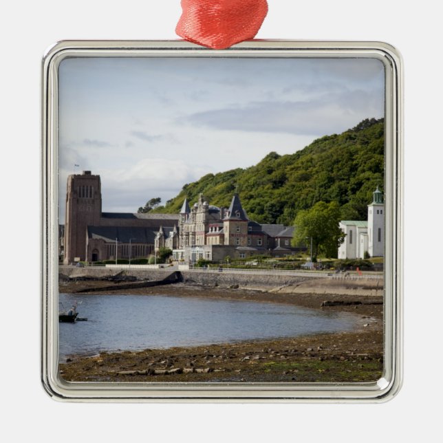 Ornement Métallique Vue côtière avec bâtiments historiques, Oban, (Devant)