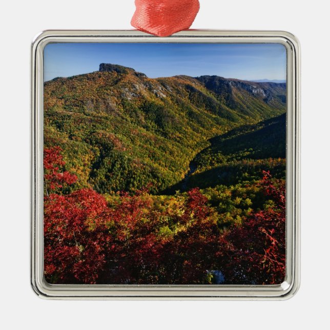 Ornement Métallique Vue d'automne des gorges de Linville (Devant)