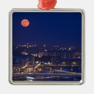 Ornement Métallique Vue depuis le bassin des pêcheurs à côté de Matyas