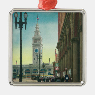 Ornement Métallique Vue du St du marché inférieur montrant la tour de