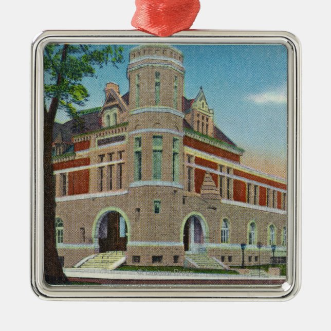 Ornement Métallique Vue extérieure du bureau de poste 3 (Devant)