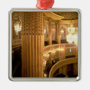 Ornement Métallique Vue intérieure du théatre de l'opéra regardant