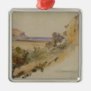 Ornement Métallique Vue près de Palerme, 1847 (stylo et encre avec la
