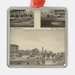 Ornement Métallique Vue sur Sea Grove, Cape May Point