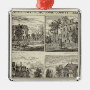 Ornement Métallique Vues dans Maywood, le comté de Cook, l'Illinois