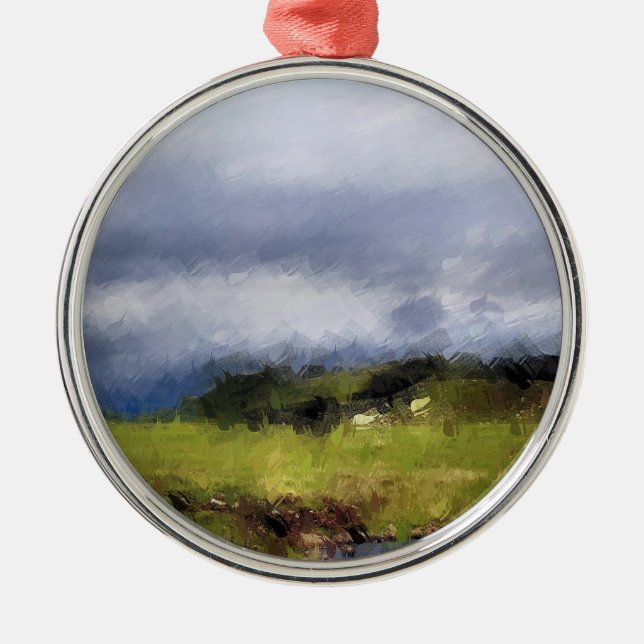 ORNEMENT MÉTALLIQUE VUES DES ALLES (Devant)