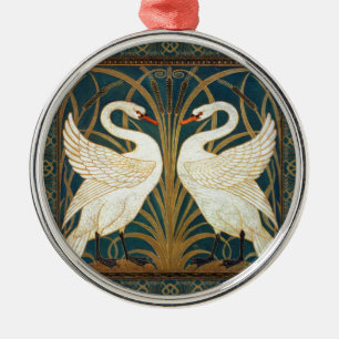 Ornement Métallique Walter Crane Swan