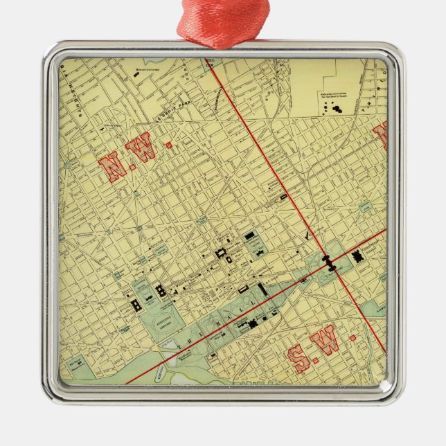 Ornement Métallique Washington, C.C (Devant)