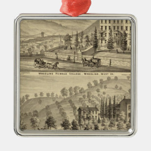 Ornement Métallique Wheel Female College