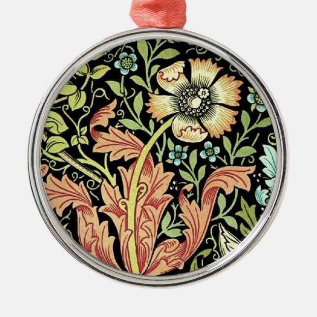 Ornement Métallique William Morris Compton Fond d'écran classique (Devant)