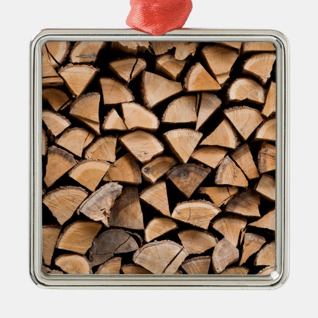 Ornement Métallique Woodpile (Devant)