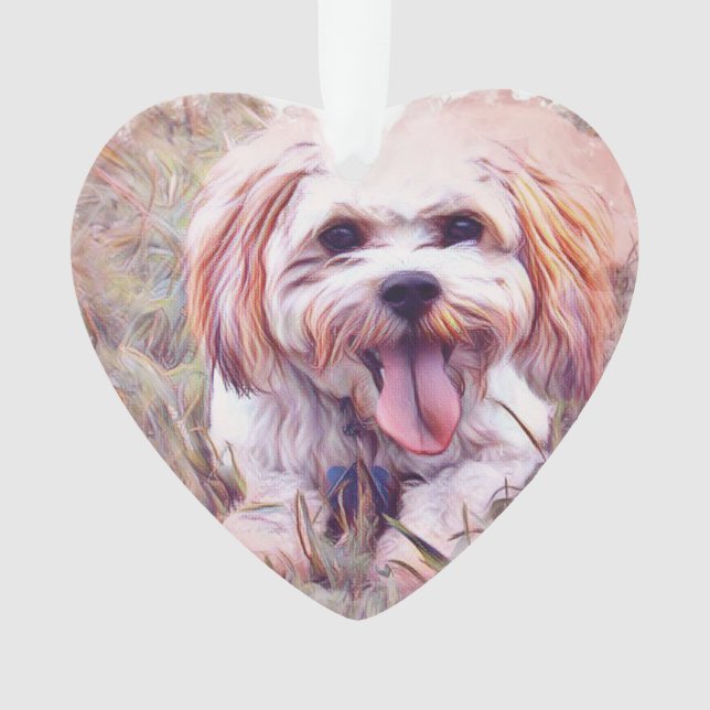 Ornement mignon de chiens (devant)