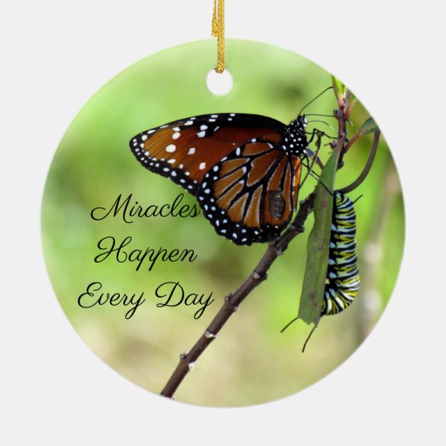 Ornement Miracles - Papillon / Caterpillar - (Dos)