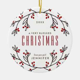 Ornement moderne de vacances d'amitié