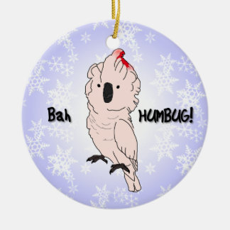 Ornement moluquois fumiste de Noël de cacatoès de