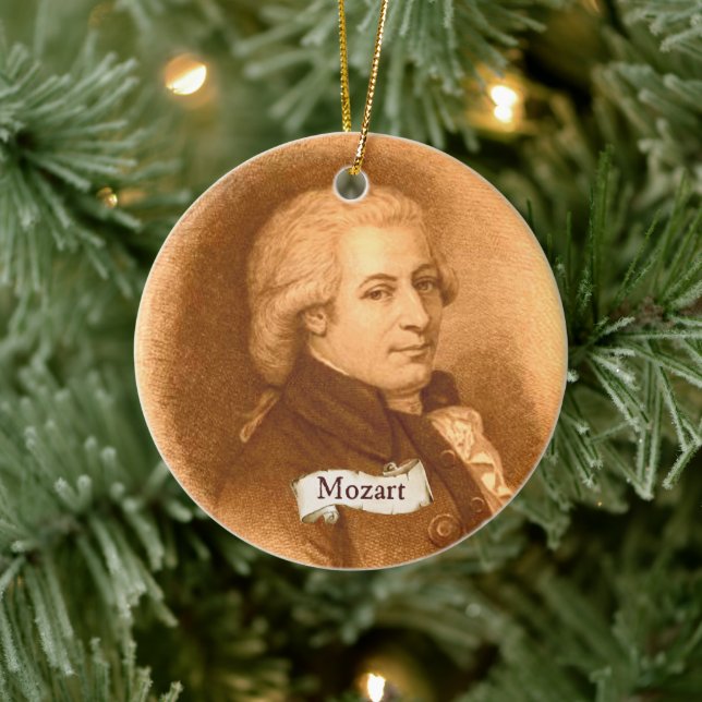 Ornement Mozart Personnalisé Vintage Art Ornement (Arbre)