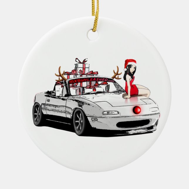 Ornement MX5 Miata de Noël (Devant)
