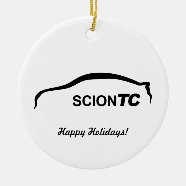 Ornement noir de Noël de silhouette de comité (Devant)