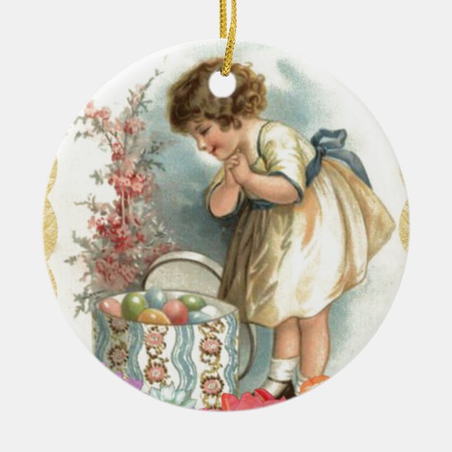 Ornement oeufs de pâques victoriens (Devant)