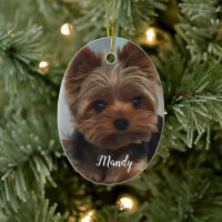 Ornement Oval Yorkie