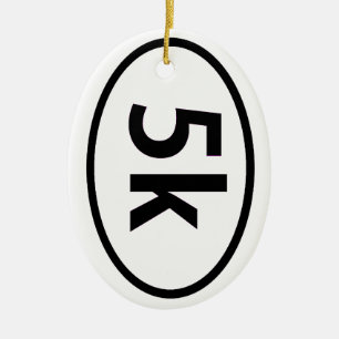 Ornement Ovale En Céramique 5k