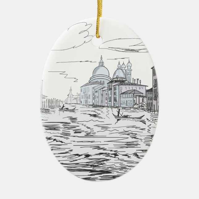 Ornement Ovale En Céramique artflow_201710290945 (Devant)