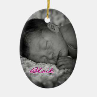 Ornement Ovale En Céramique Blaik