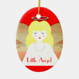 Ornement Ovale En Céramique Chaque Fois Qu'Une Cloche Sonne Un Ange Obtient Se