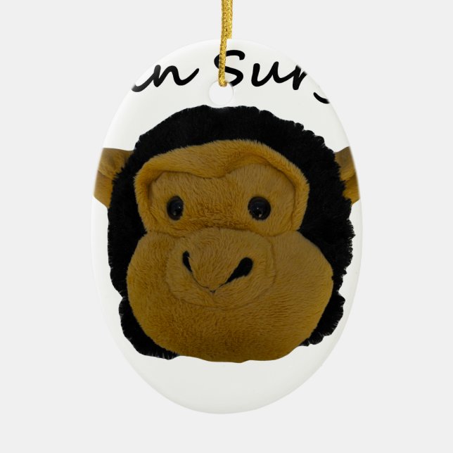 Ornement Ovale En Céramique Chirurgien (Devant)